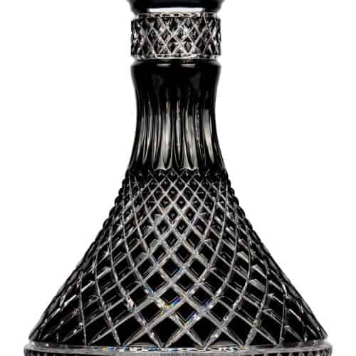 Bol en Cristal César – Cône – Taille Couronne – Noir