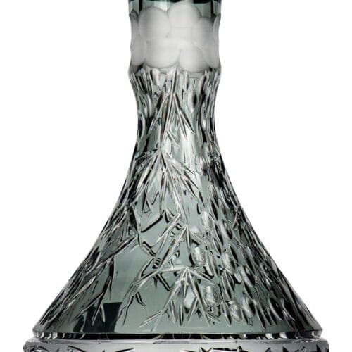 Bol César en Cristal – Cône – Tempête – Gris