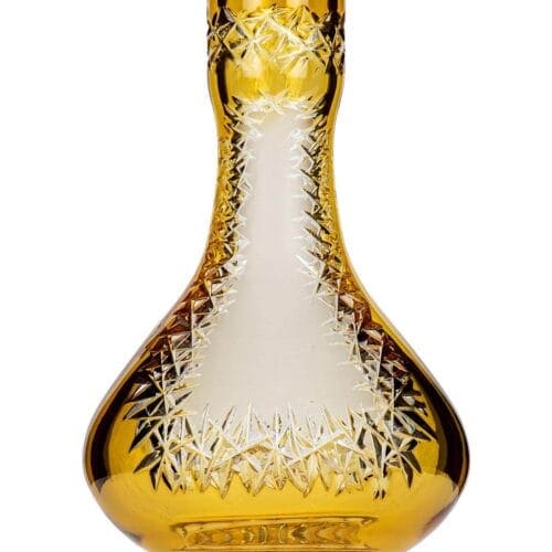 Caesar Crystal Bowl – Drop – Frozen V – Yellow