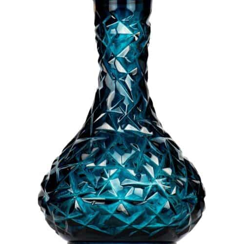 Cuenco de cristal César – Gota – Roca – Azul oscuro