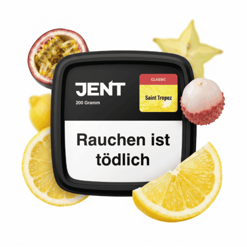 JENT Shisha Tabak Saint Tropez mit Früchten, 200g.