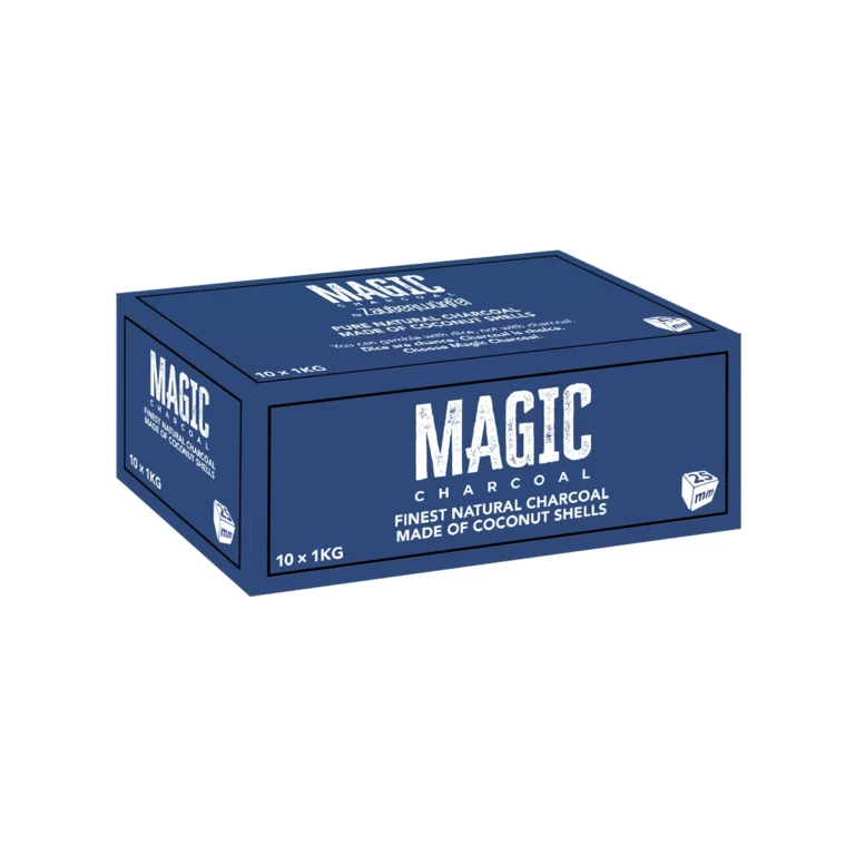 Magic Charcoal Shisha Kohle 25mm 10kg – Set aus 10 × 1 kg
