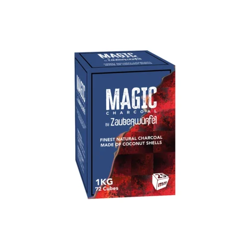 Magic Charcoal carbón shisha 25mm 1kg – caja