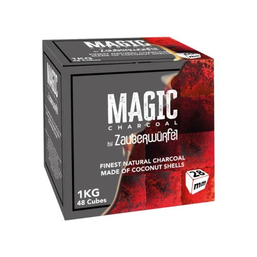 Magic Charcoal carbón shisha 28mm 1kg – caja