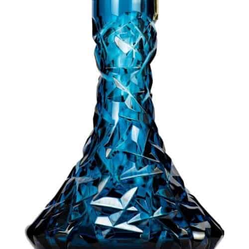 Bol César en Cristal – Tronc – Rocher – Bleu