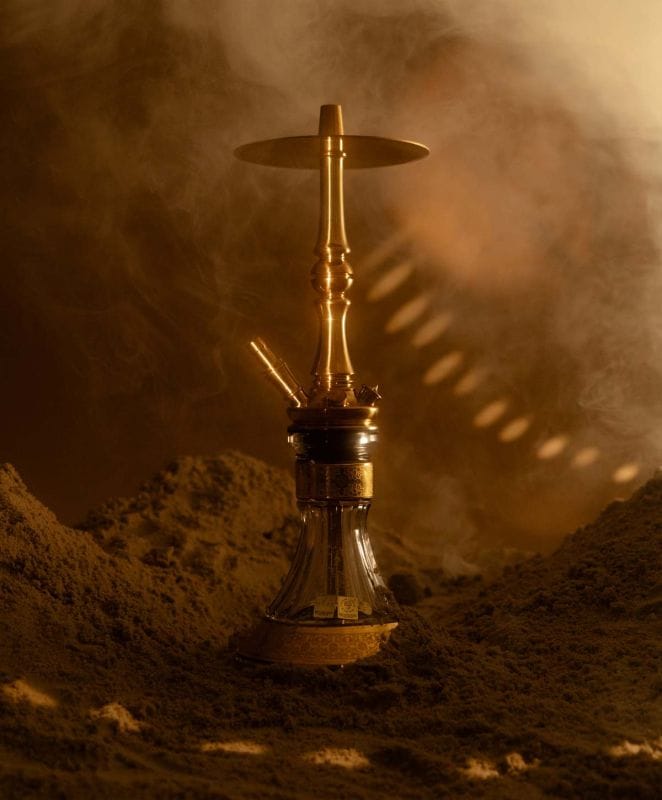 Moze Tradi L - Juego de columna de humo dorada hookah – imagen 5 de 5