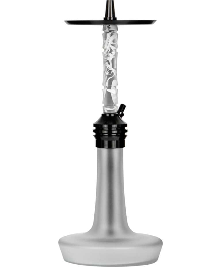 Moze Varity Lounge Black – Frosted Bowl – Wavy Frosted Shisha