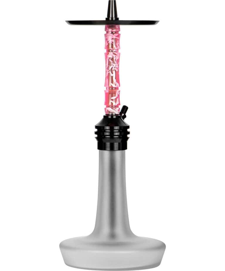 Moze Varity Lounge Black – Frosted Bowl – Wavy Pink Shisha