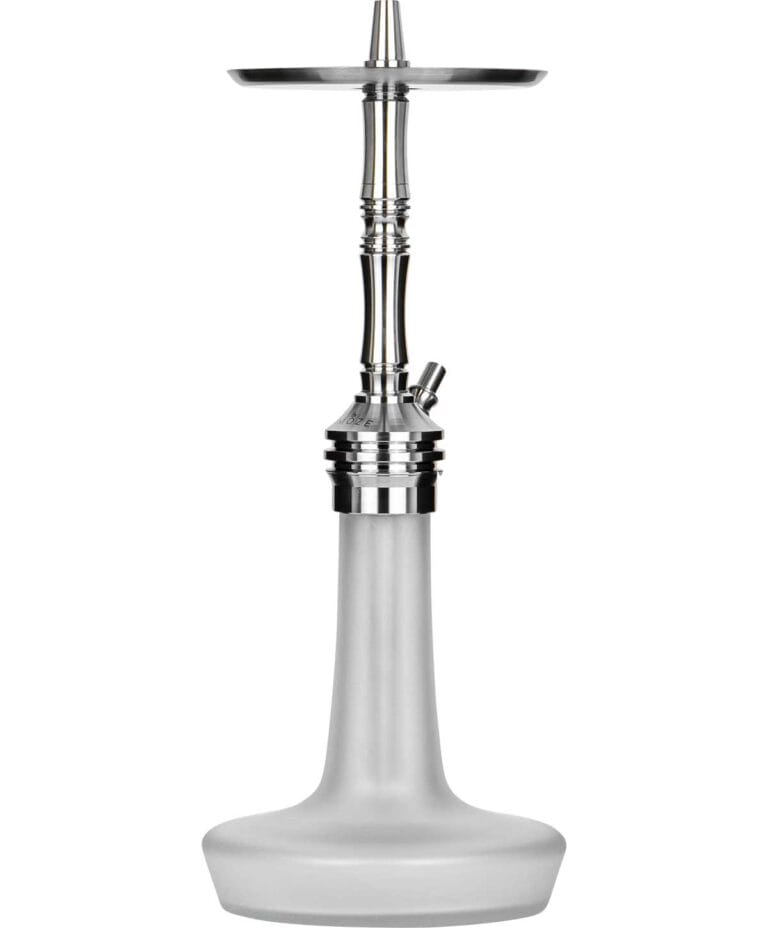 Moze Varity Lounge Silver – Frosted Bowl – Silver Steel Shisha