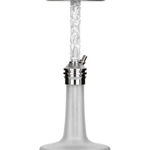 Moze Varity Lounge Silver – Frosted Bowl – Wavy Frosted Shisha