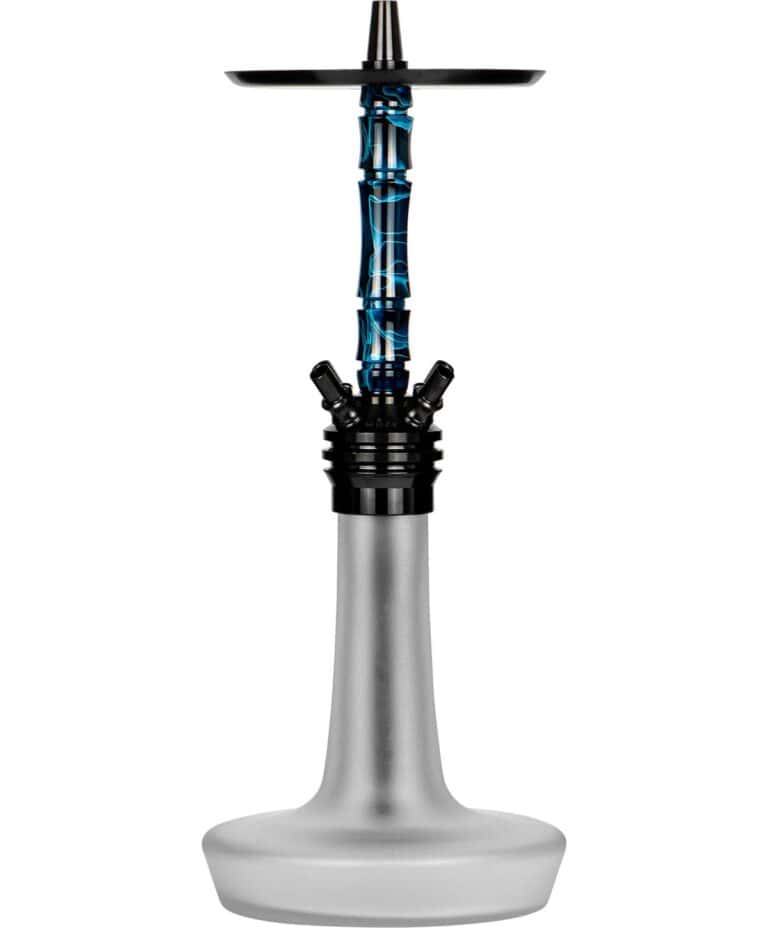 Moze Varity Squad Black – Frosted Bowl – Wavy Blue Shisha