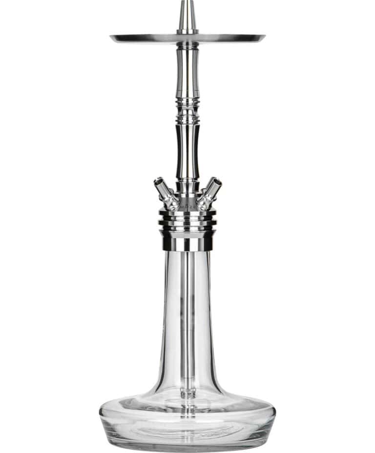 Moze Varity Squad Silver – Clear Bowl – Silver Steel Shisha