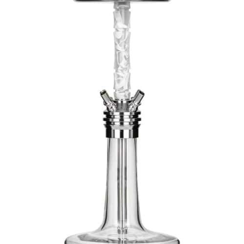 Moze Varity Squad Silver – Clear Bowl – Wavy Frosted Shisha