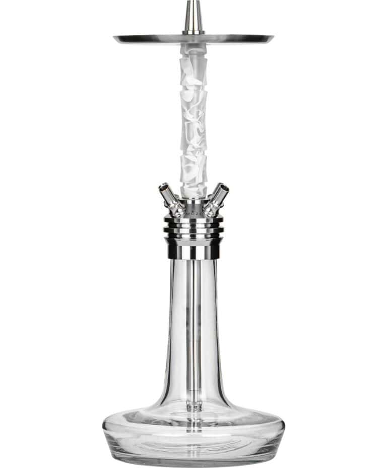 Moze Varity Squad Silver – Clear Bowl – Wavy Frosted Shisha