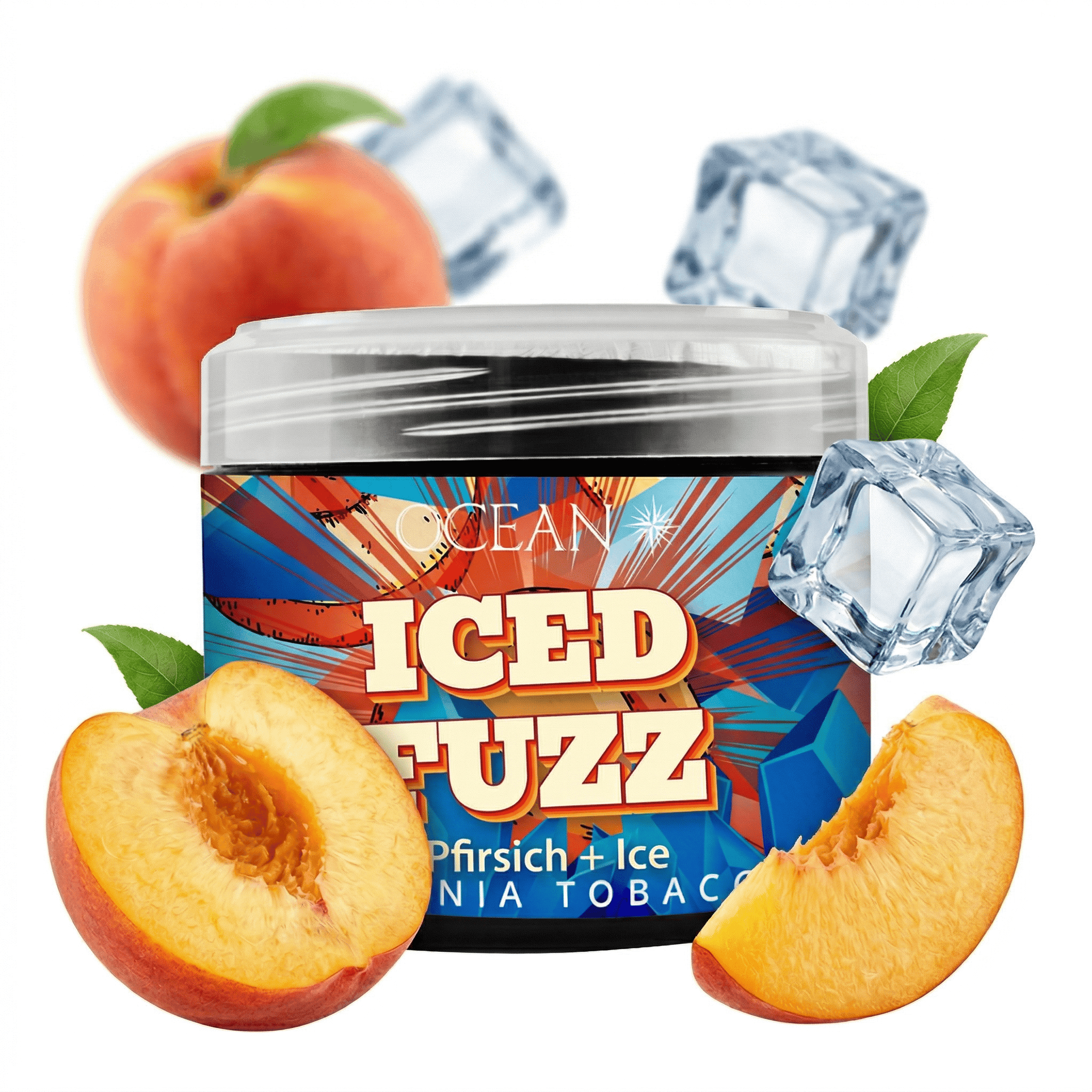 OCEAN Iced Fuzz 200g Shisha Tabak - Pfirsich Ice