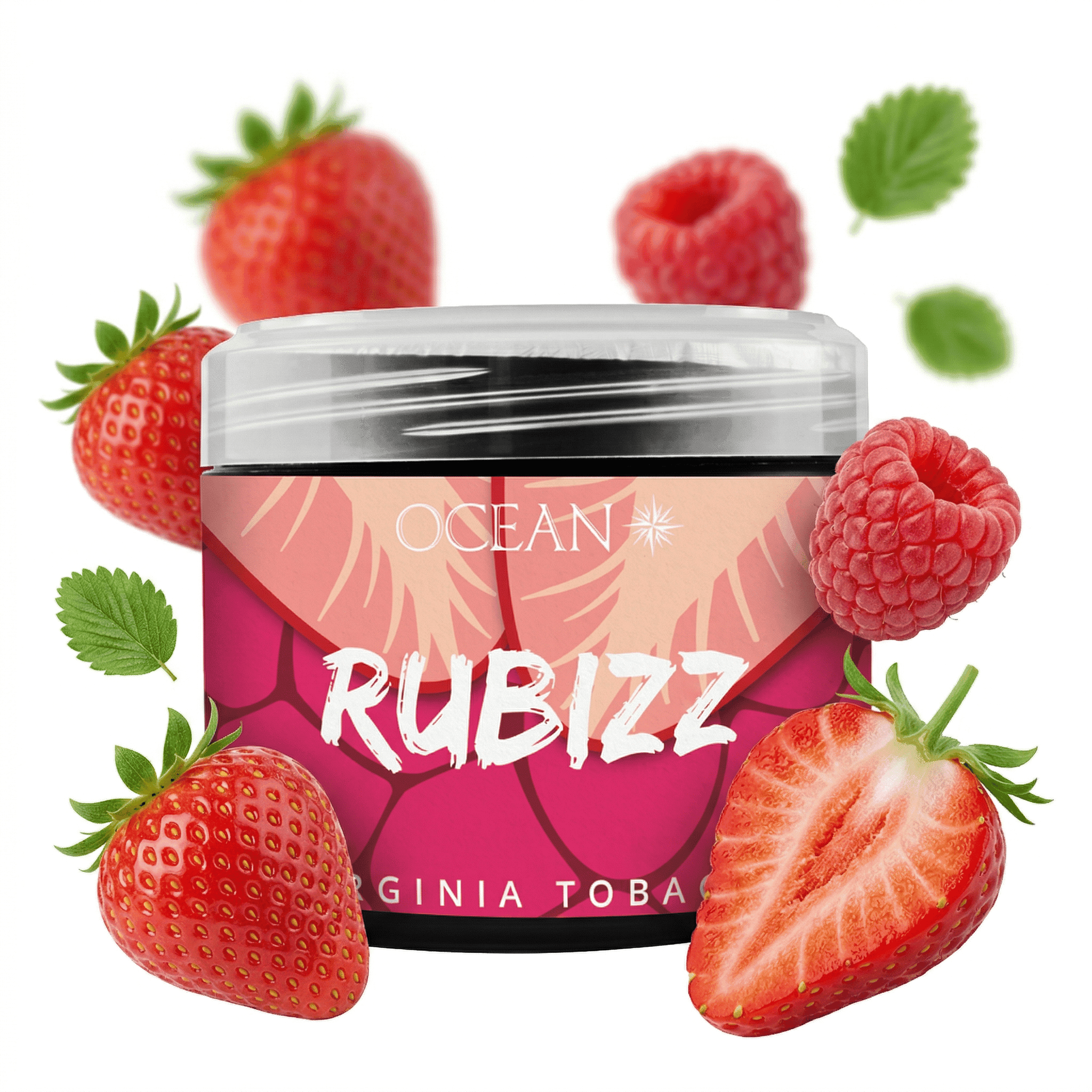 OCEAN Rubizz 200g Shisha Tabak - Erdbeere Himbeere