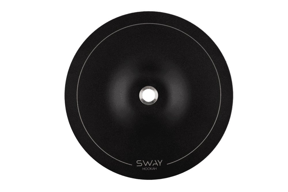 Schwarzer Sway Hookah Adapter für Shisha-Zubehör, hochwertiges Material.