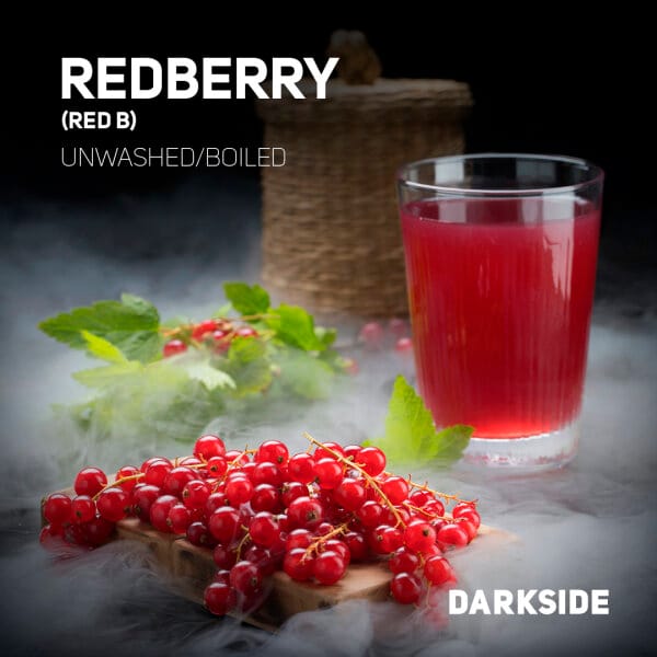Frischer Redberry Shisha Tabak mit roten Beeren und Minzblättern, perfekt für aromatisches Rauchen.