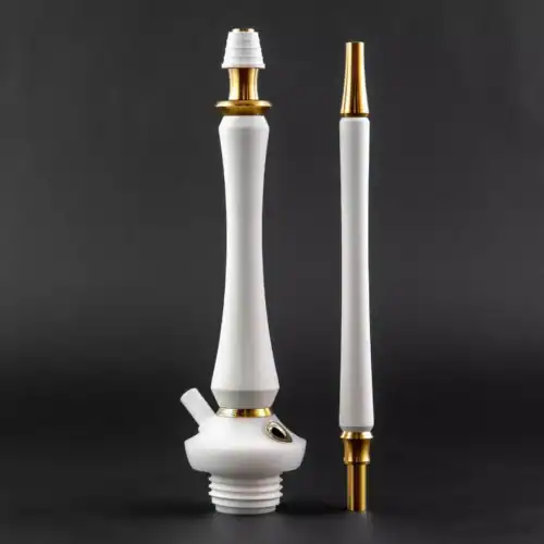 UNION HOOKAH – SLEEK V2 – PVD WHITE
