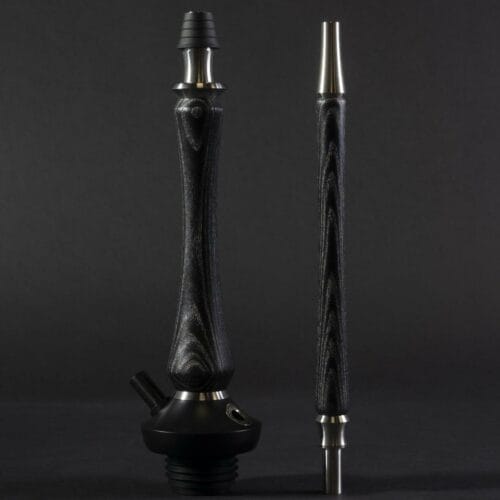 UNION HOOKAH – SLEEK V2 – BLACK SILVER