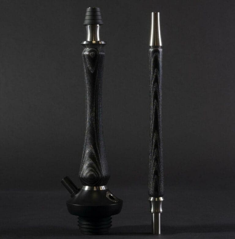 UNION HOOKAH – SLEEK V2 – BLACK SILVER
