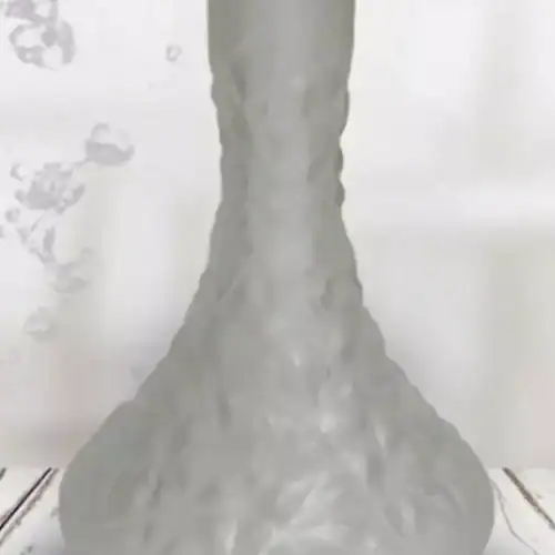 Verre pour récipient – ​​Cône – Roche – Transparent givré