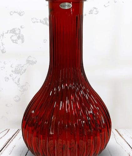Vessel Glass – Drop – Spike – Red