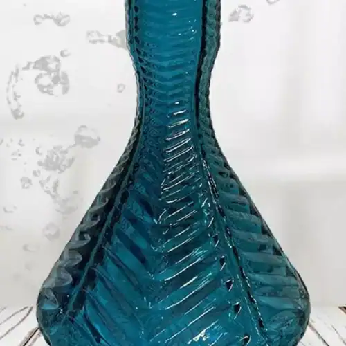 Vessel Glass – Cone – Tree – Turquoise